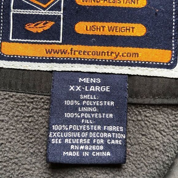 Free Country Black Ski Jacket Water and wind resistant 2XL - Picture 4 of 16